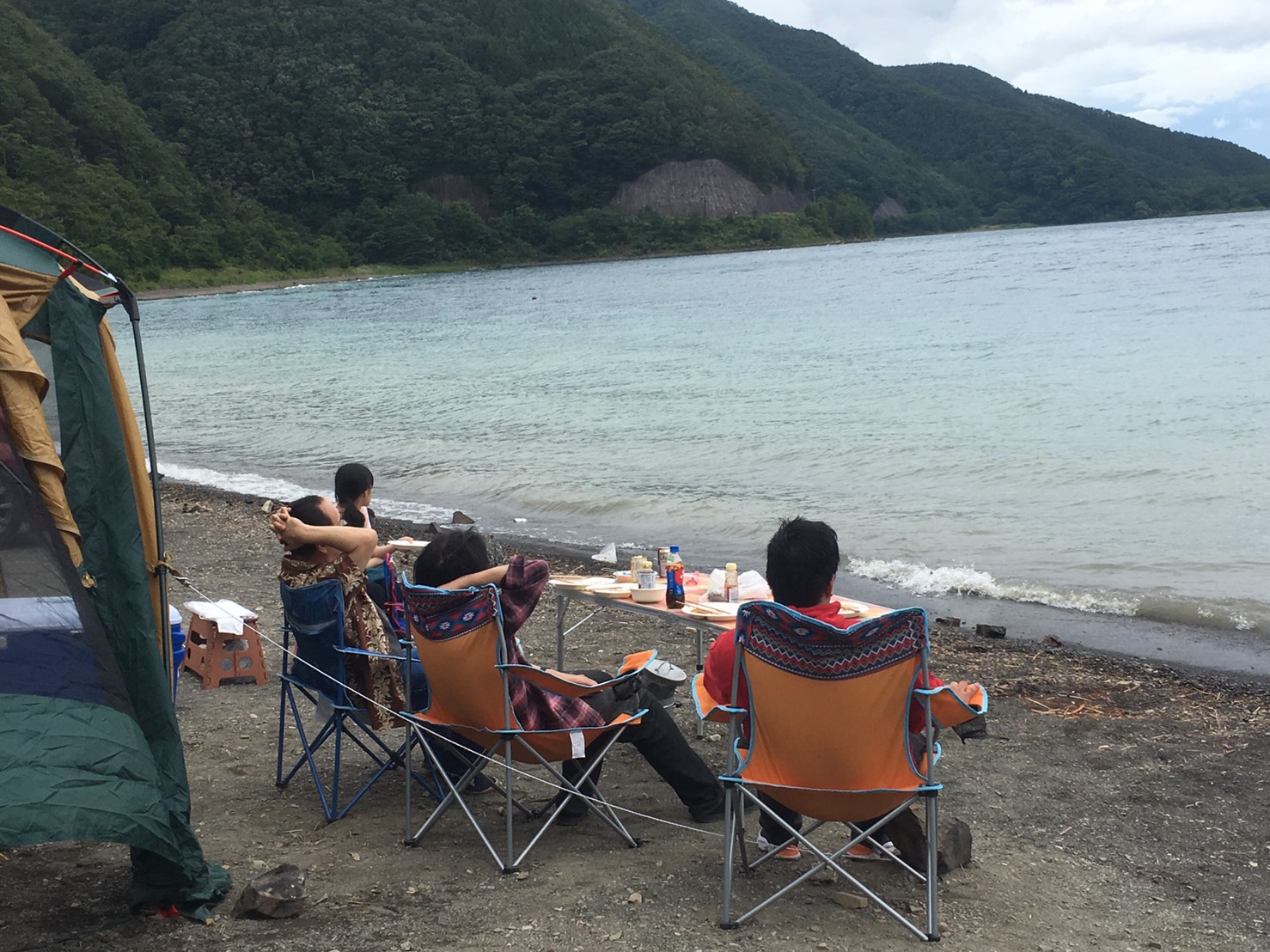 夏キャンプ雨天決行